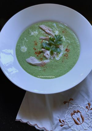 A picture of Broccoli, Chicken Soup.