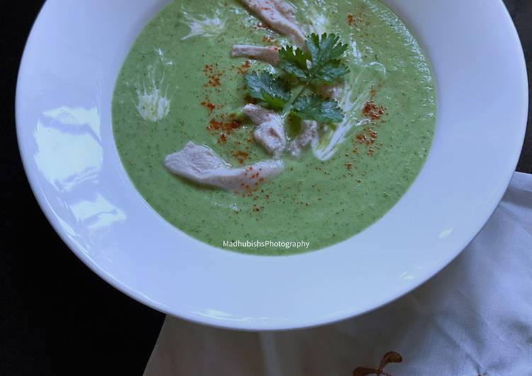 Recipe of Speedy Broccoli, Chicken Soup