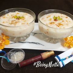 A picture of Caramelized Walnuts Kheer.