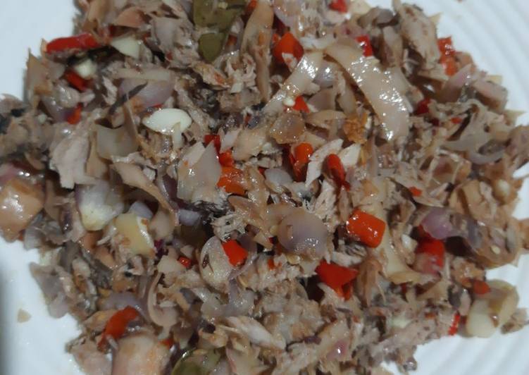 Ikan cakalang sambal kecombrang..terhot & terlejaat😋