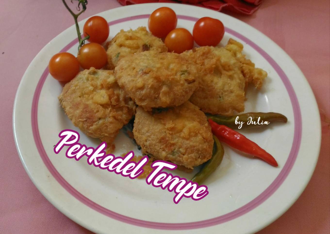 Perkedel Tempe