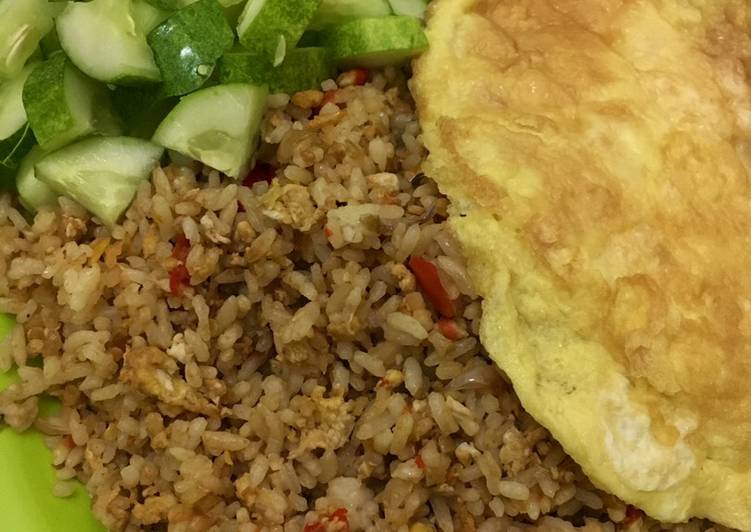 Langkah Mudah untuk Membuat Nasi goreng mentega, Lezat