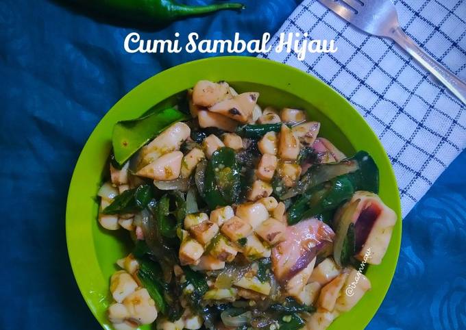 Resep Cumi Sambal Hijau Oleh Iraa Mutiara N Cookpad