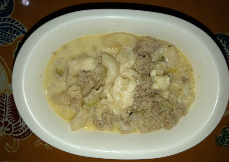 Resep Macaroni Cream Soup, Lezat Sekali