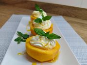 Una foto de crema de caramelo