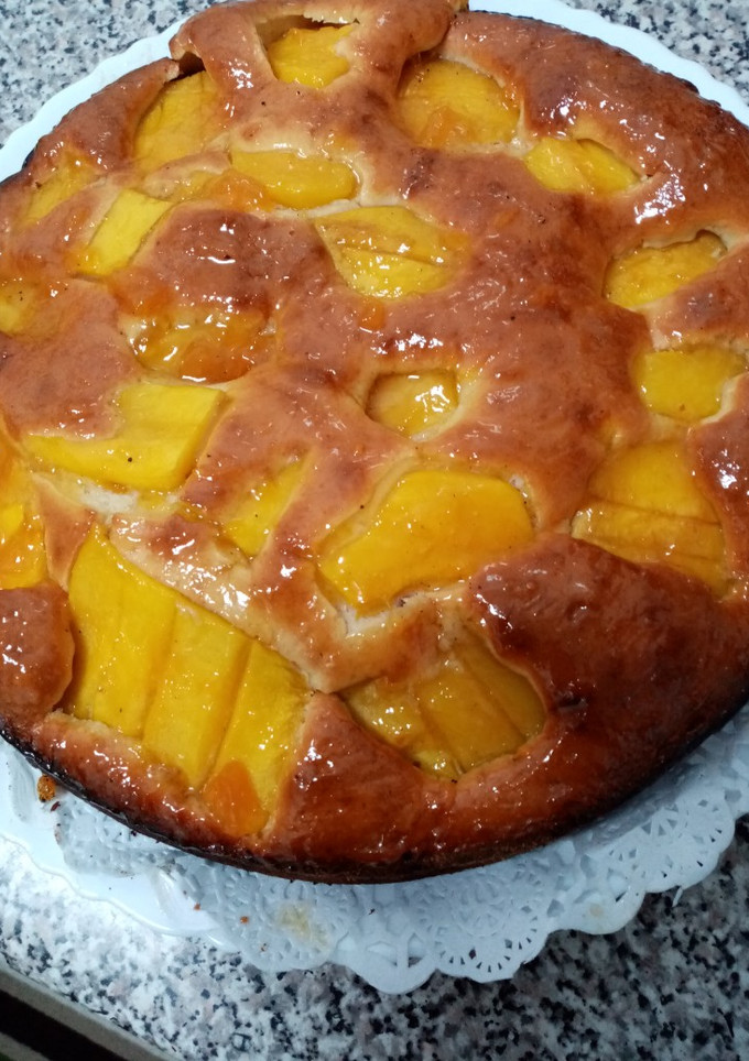 Una foto de Bizcocho con mango al estilo ruso