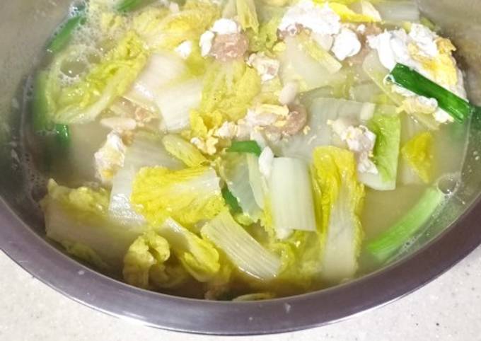 Resep Sawi Putih Di Kuah Telur Oleh Anita Permatasari Cookpad