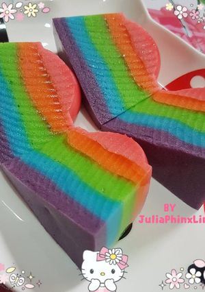 Foto resep Puding Busa Rainbow