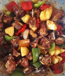 ớt chuông xào sườn non