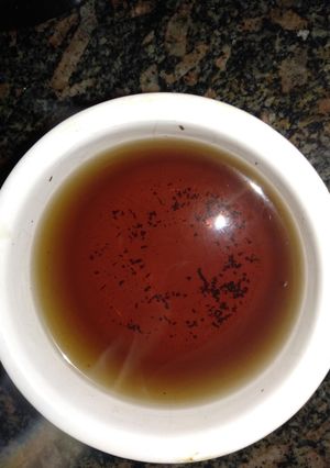Una foto de Infusión de té Rojo, con miel para descargar mala vibra 🎉🎀