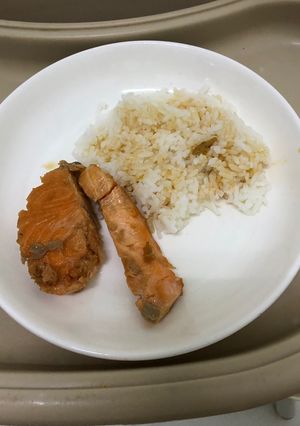 Hình của món Cá hồi rim.
