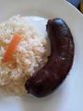 Prietas con arroz blanco saborizado