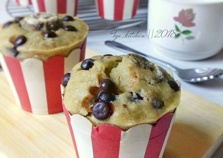 Bagaimana Menyiapkan Banana Muffin (no mixer, simple, moist) Anti Gagal