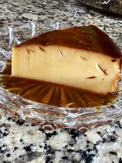 Una foto de Flan tres leches
