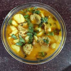 Leftover Aloo vadiya A picture of Leftover Aloo vadiya.