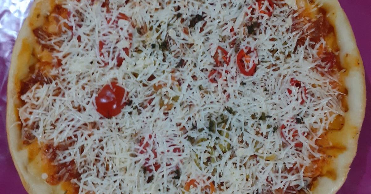 Resep Pizza Teflon Tanpa Telur Tanpa Mixer Tanpa Oven Oleh Yaniartini Cookpad