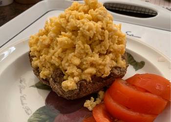 Unique Cuisine Scrambled eggs Practical Delicious