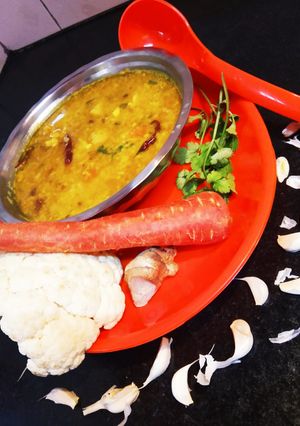 গোবি সব্জী ডাল (gobi sabji dal recipe in Bengali) রেসিপির প্রধান ছবি