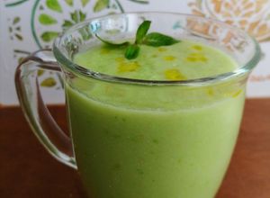 Una foto de Gazpacho de melón 💚