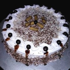 Black forest cake (iftar dessert) A picture of Black forest cake (iftar dessert).