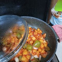 A picture of Sweet & Sour Potatoes.