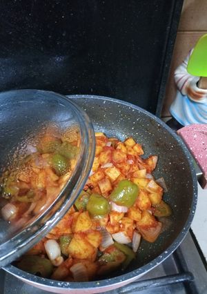 A picture of Sweet & Sour Potatoes.