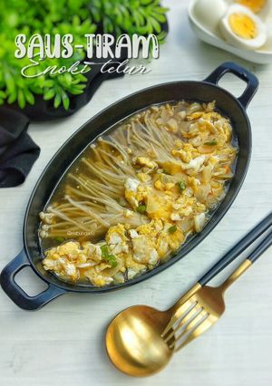 Foto resep Saus Tiram Enoki Telur