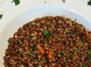 Foto di Lenticchie con quinoa