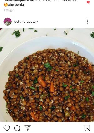 Foto di Lenticchie con quinoa