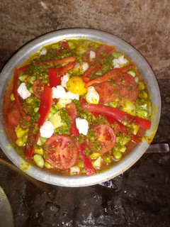 صورة لوصفة طاجين الخضر