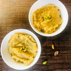 A picture of Suji Halwa.