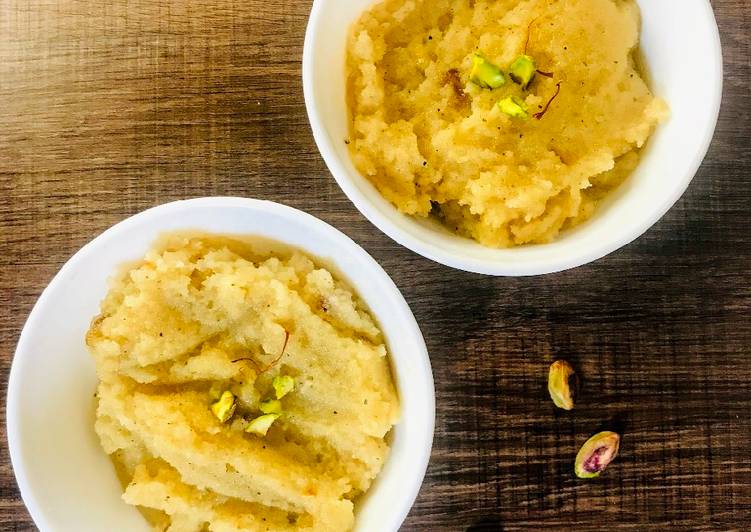 Easiest Way to Make Super Quick Homemade Suji Halwa