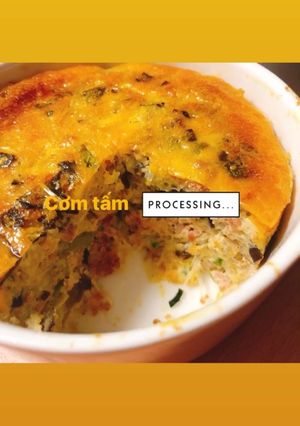 Hình của món Chả trứng thịt hấp/nướng.