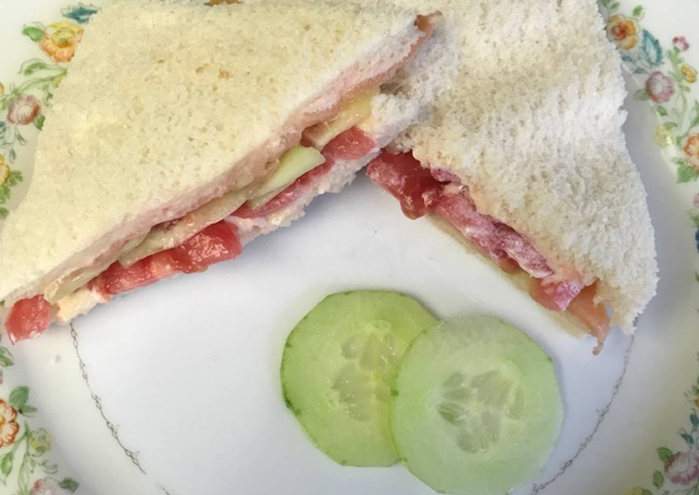 Sándwich de salmón
