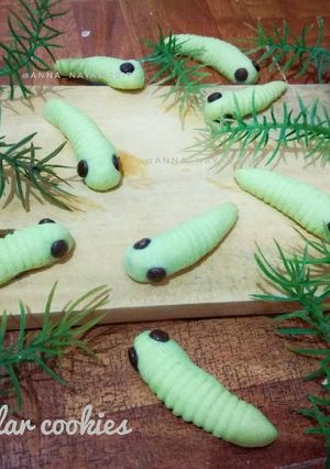 Foto resep Caterpillar cookies a.k.a cookies ulat