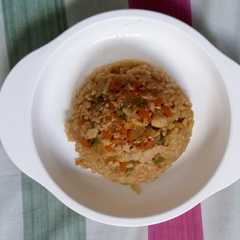 Foto resep MPASI 13 bulan - Nasi Tim Ayam 🌟🌟🌟🌟