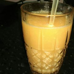 A picture of Mango orange juice.