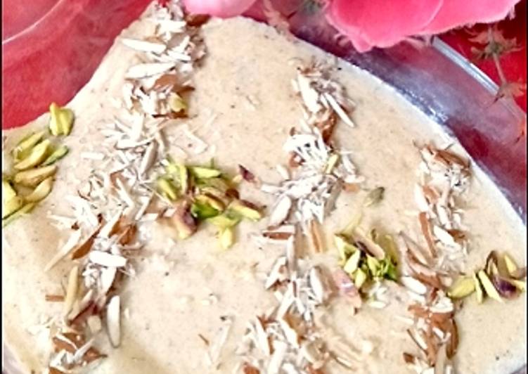 Homemade kheer instant mix firni 😋😋😋😋😋😋😋