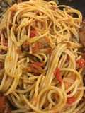Spaghetti z sosem warzywnym