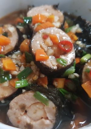 รูปของ หมูม้วนกุ้งทรงเครื่อง