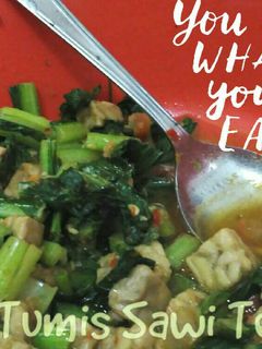 Foto resep Tumis Sawi Tempe