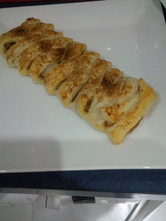 Una foto de Hojaldre de manzana ácida con canela