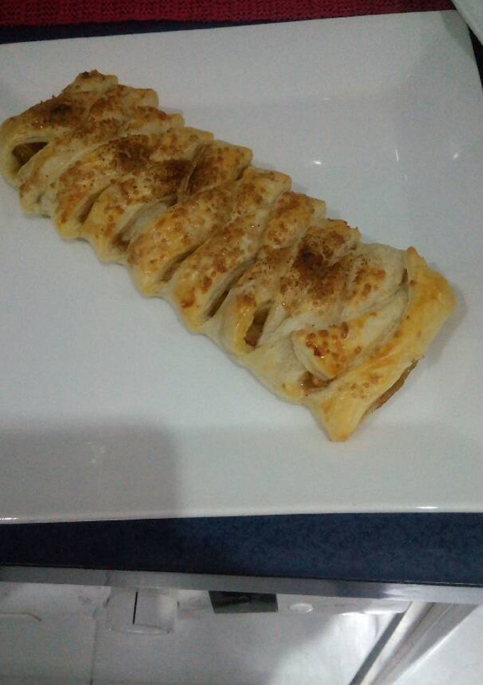 Una foto de Hojaldre de manzana ácida con canela