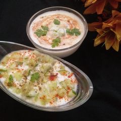 A picture of Cucumber Raita.