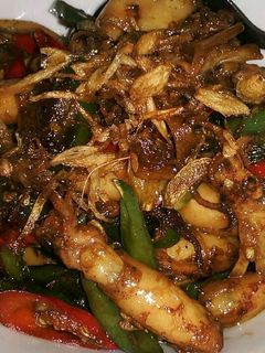 Foto resep Cumi asin cabe ijo