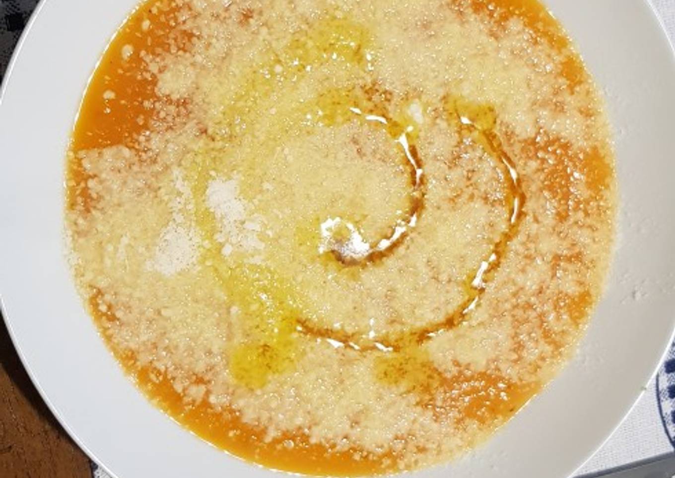Pumpkin soup aka Crema di zucca (light version)