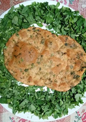 A picture of Methi Puri.