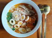 Gambar seblak baso ikan