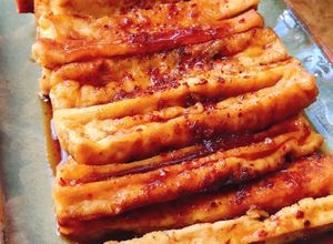 Hình của món Đậu phụ om sốt Teriyaki.