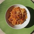 Espaguetis a la amatriciana